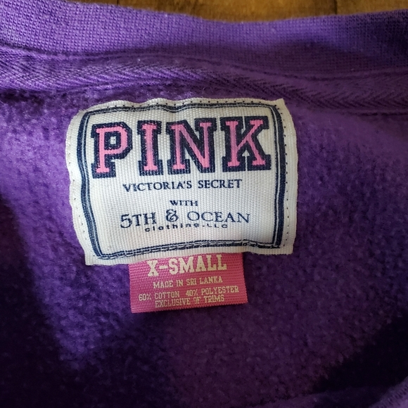 PINK Victoria Secret Tigers Sweatshirt SZ XS - Picture 4 of 4